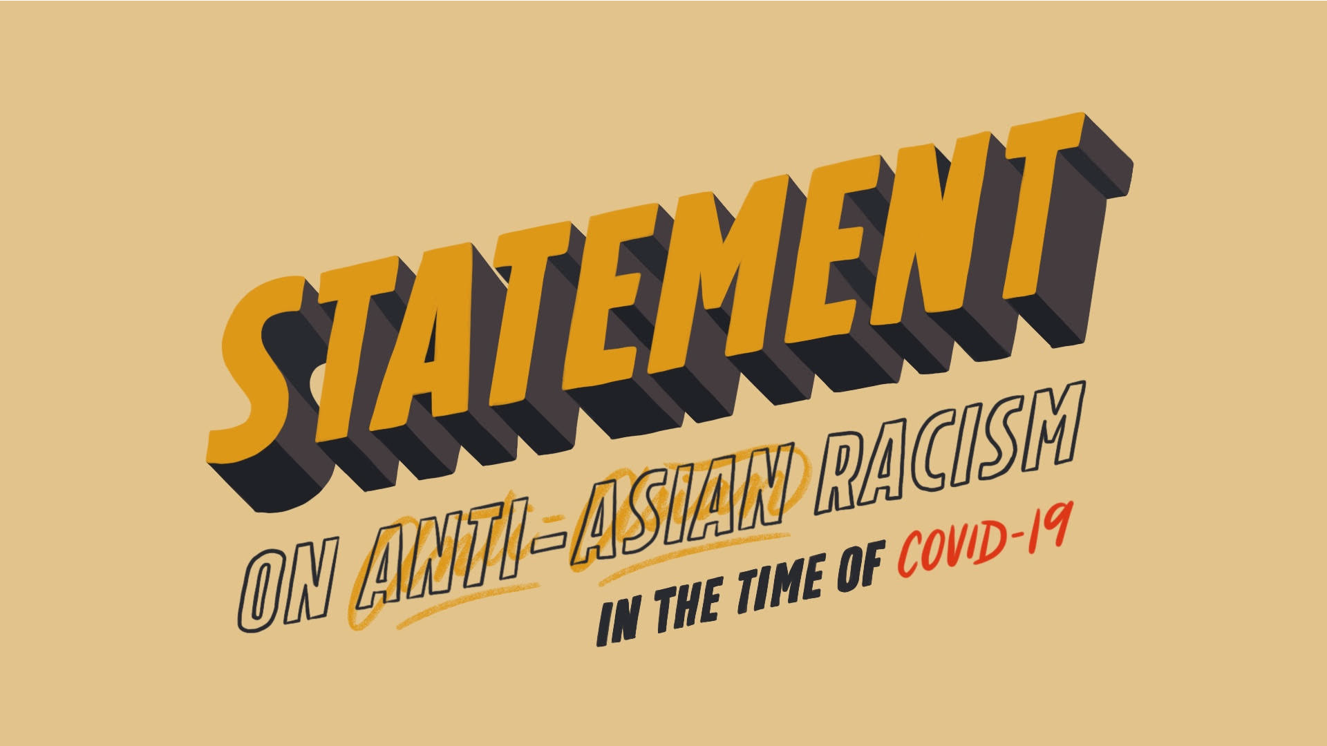 Statement on Anti-Asian Racism in the Time of COVID-19